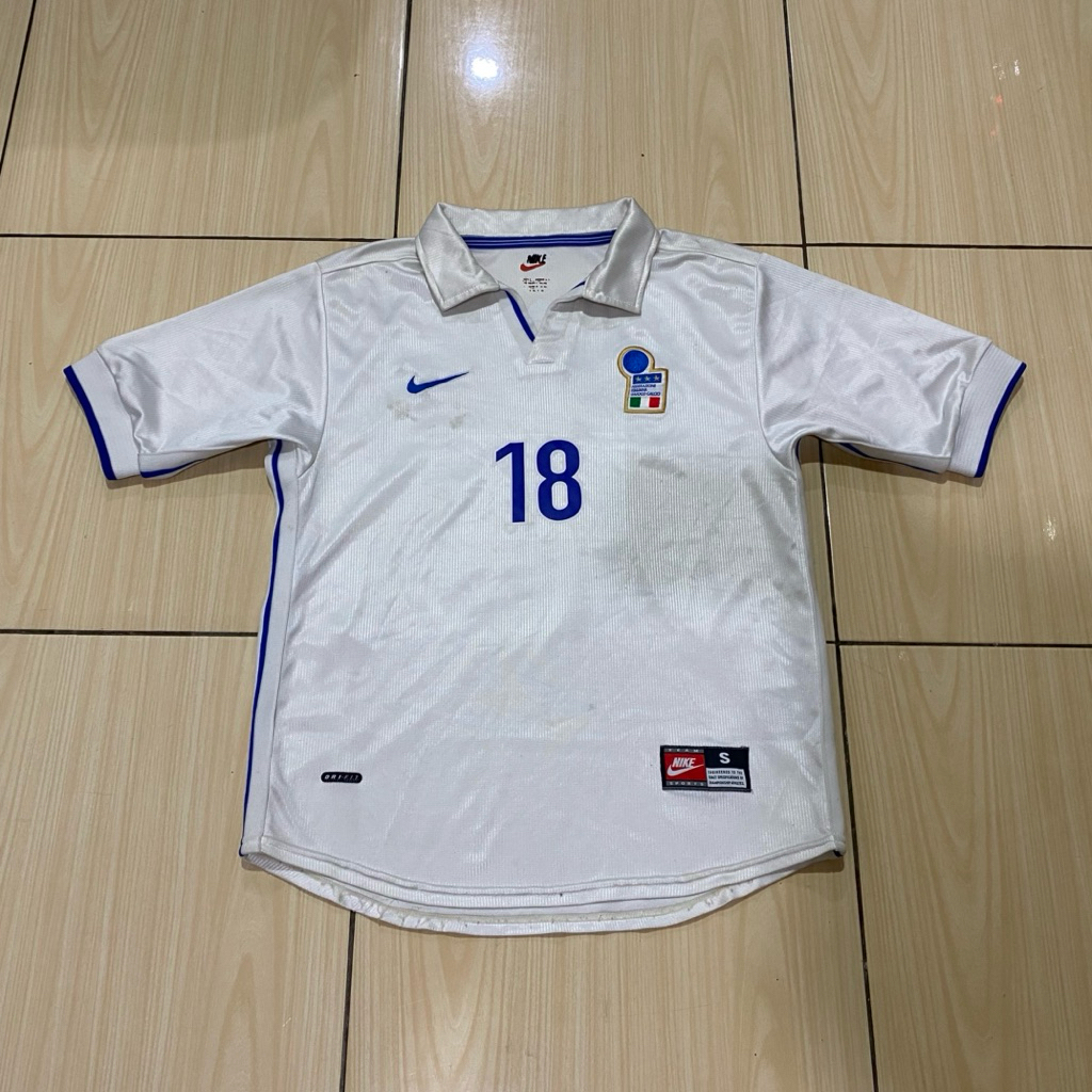 Jersey Italy Away World Cup 1998 Roberto Baggio Original