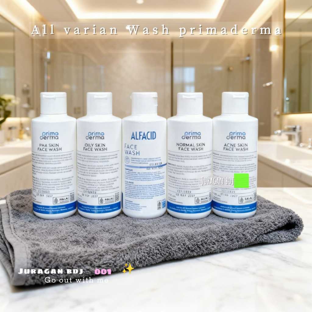 ALL WASH GLOW/JERAWAT/FLEK PRIMADERMA 135ml ORIGINAL BPOM & Halal MUI
