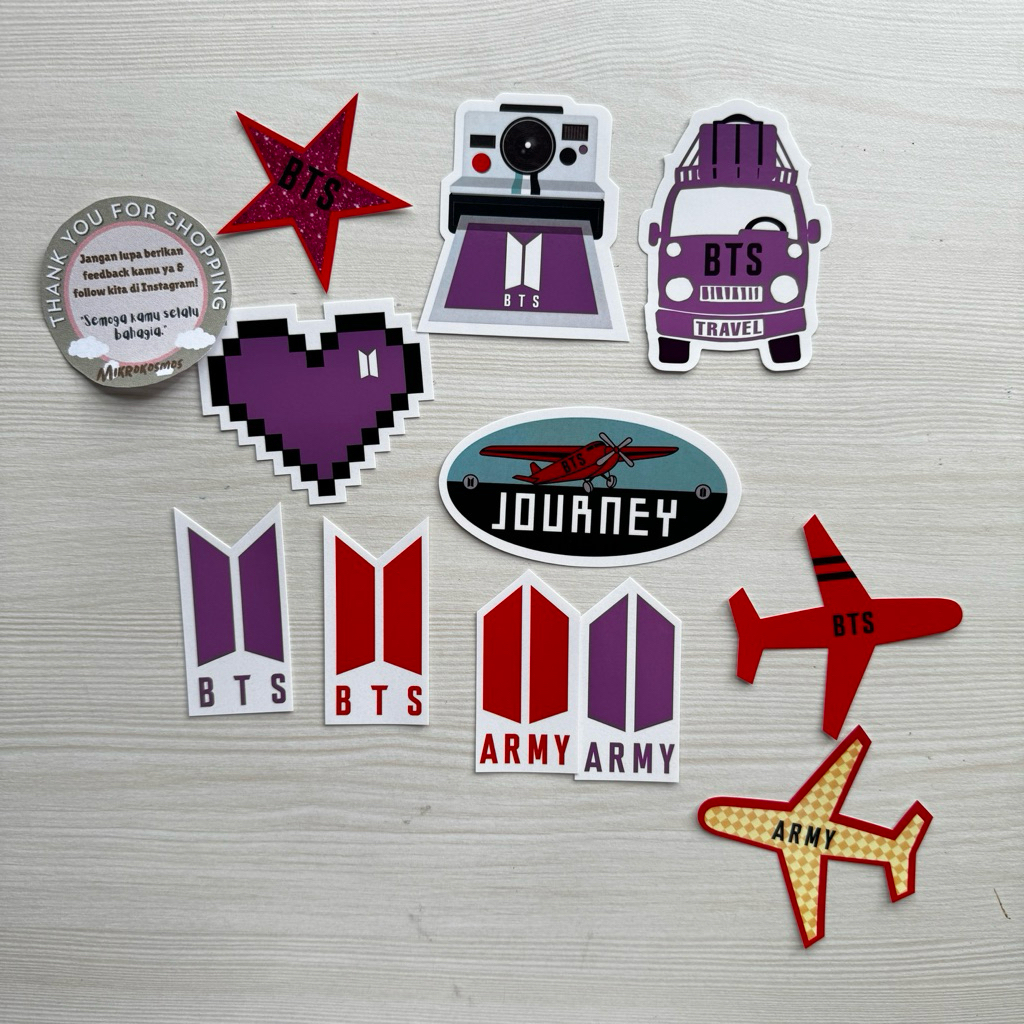 SHARING OFFICIAL STIKER BTS - merch box limited