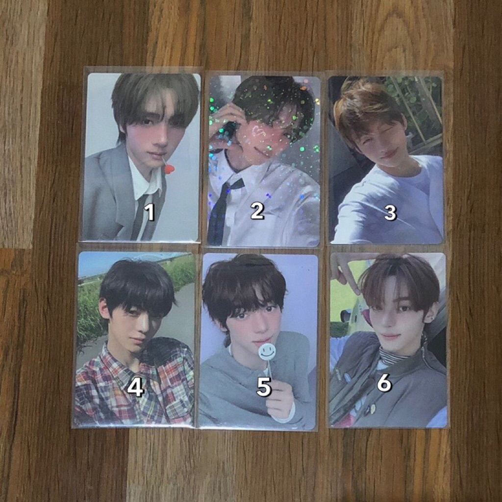 photocard youngjae jihoon hanjin tws