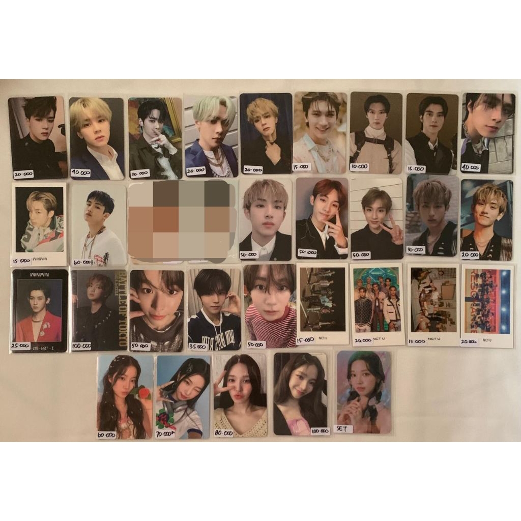 [Ready Stock] Photocard Official KARINA AESPA my world appmus ring caendy WENDY RED VELVET chill kil