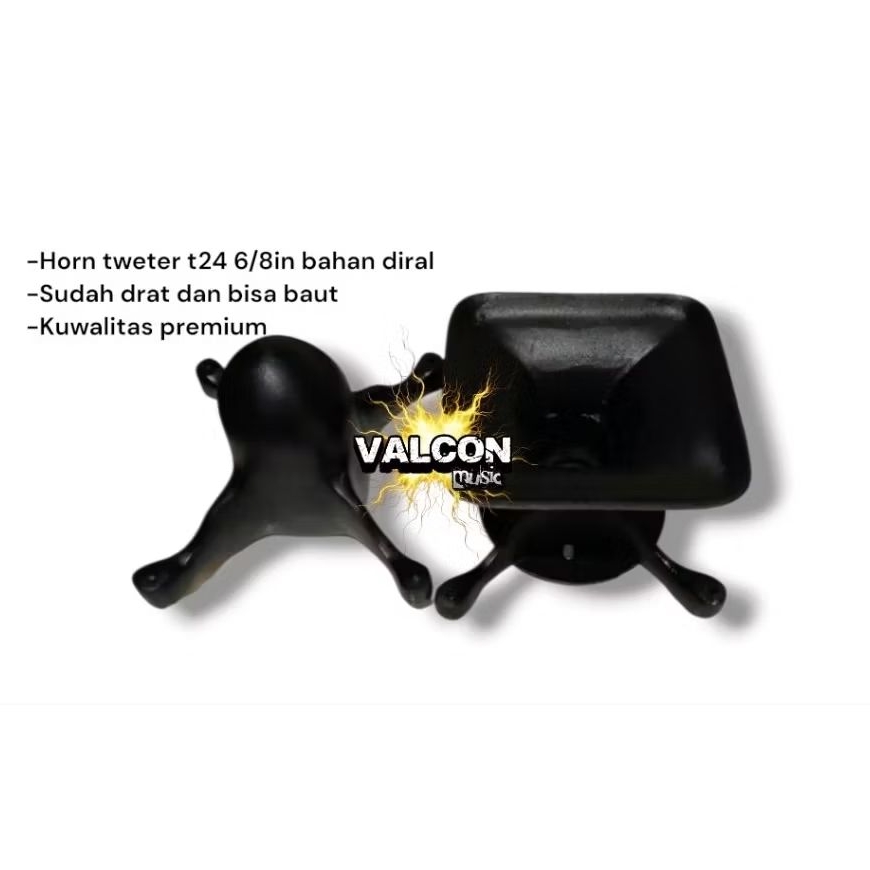 horn tweter,corong tweter t24 6/8in, horn miniatur, bahan diral berkuwalitas