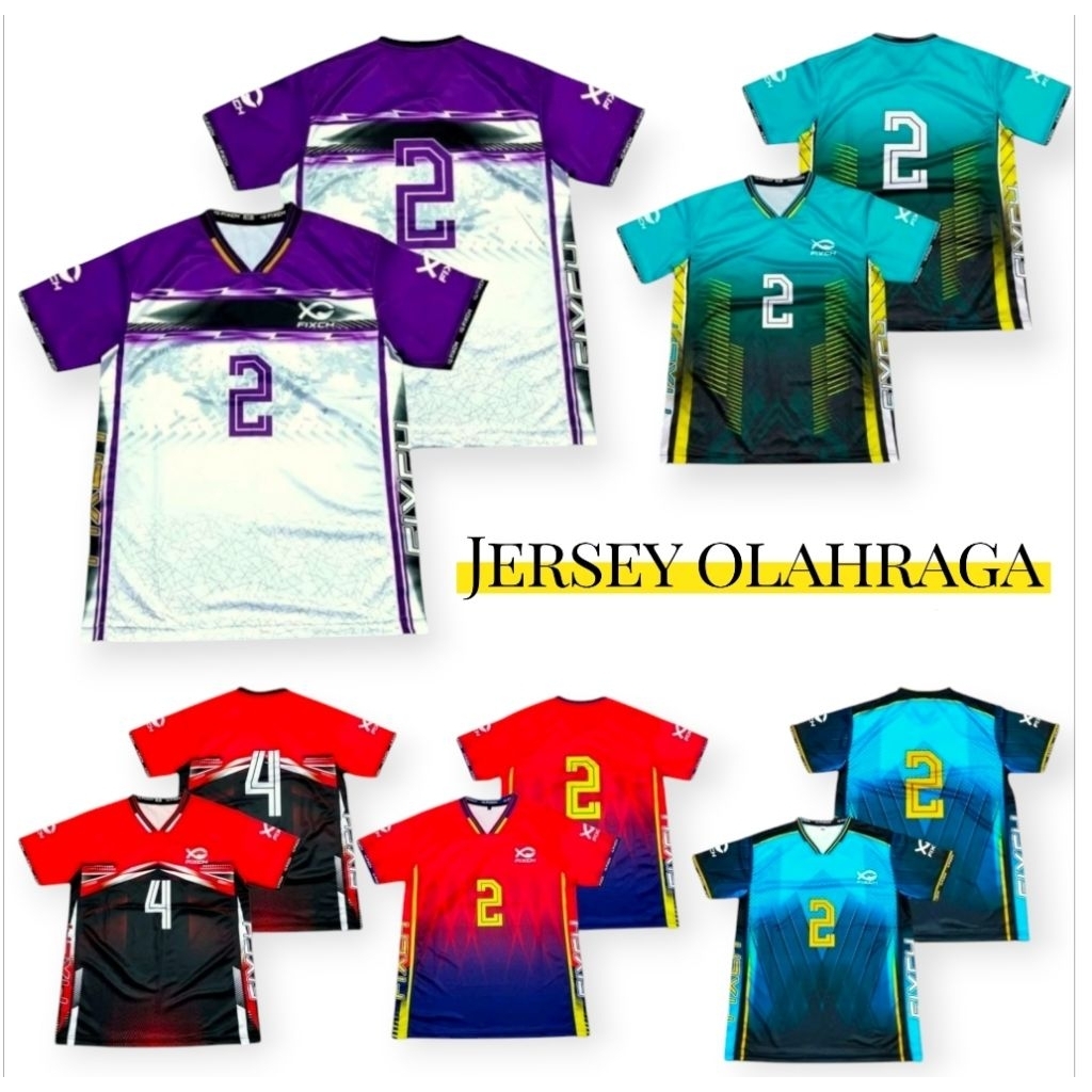 jersey voli 1 lusin voli jersey lusinan voli full printing tarkam voli JERSEY VOLI FULL PRINTING 1 L