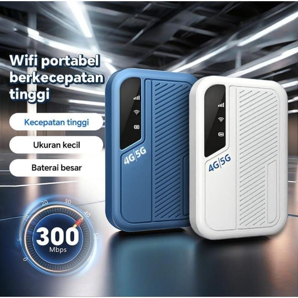 Router wifi 4G/5G LTE M34 kapasitas baterai 3000mah pemasangan mudah suport jaringan Telkomsel/Indos