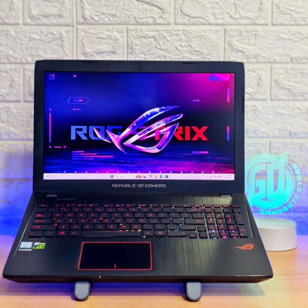 Asus ROG GL553VD STRIX Gaming Desain Render  with GTX 1050 12 GB Total Graphics Full Power VRAM + IP