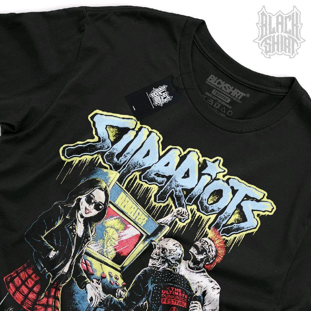 Kaos musik band Superiots / Part 2 / Rebelfest / Blackshirt / Unofficial Merchandise / Cotton combed