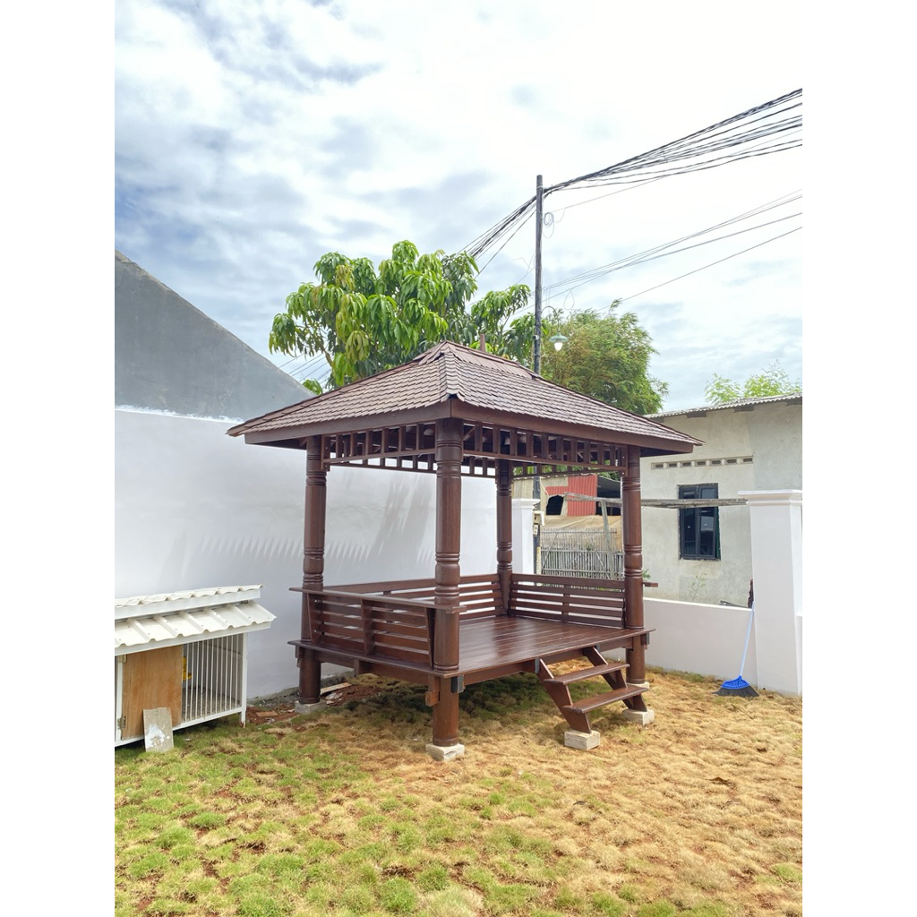 gasebo jati /gasebo kelapa/gasebo murah