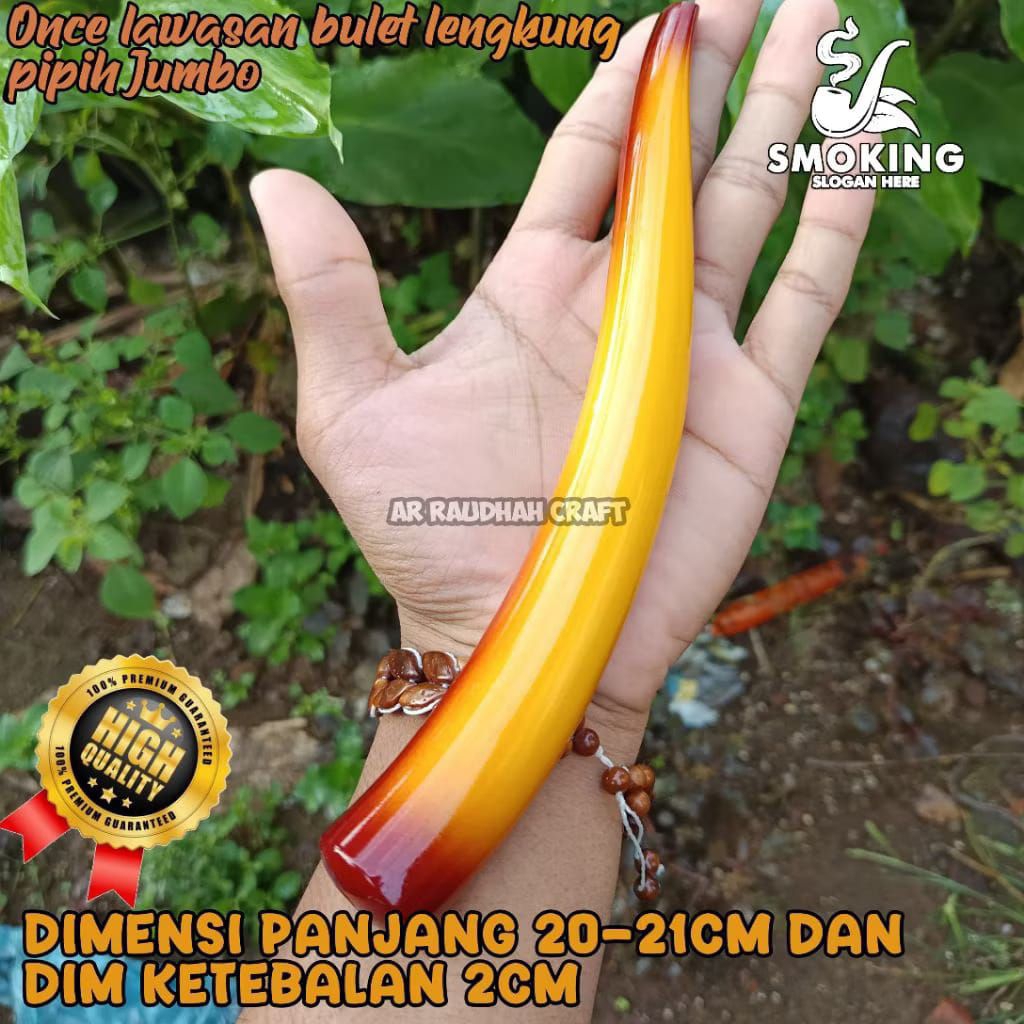 Once sarigading (bubuk GG yang dipadatkan) lawasan lengkung jumbo