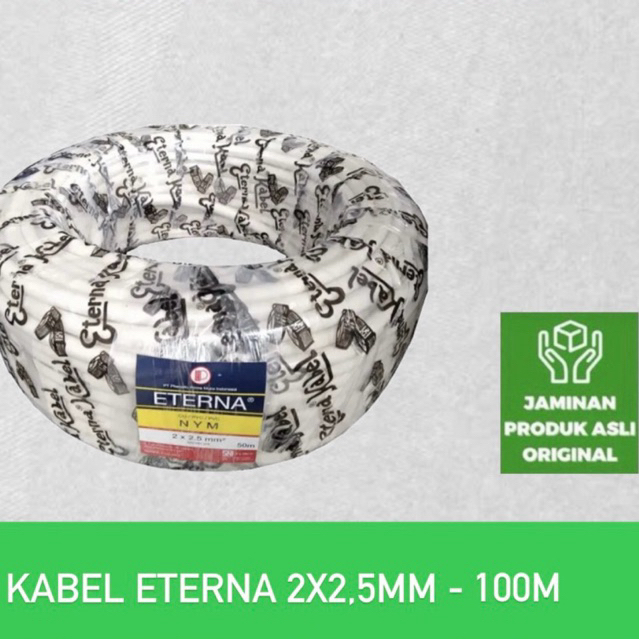 Kabel Eterna 2 x 2,5mm - 100 Meter