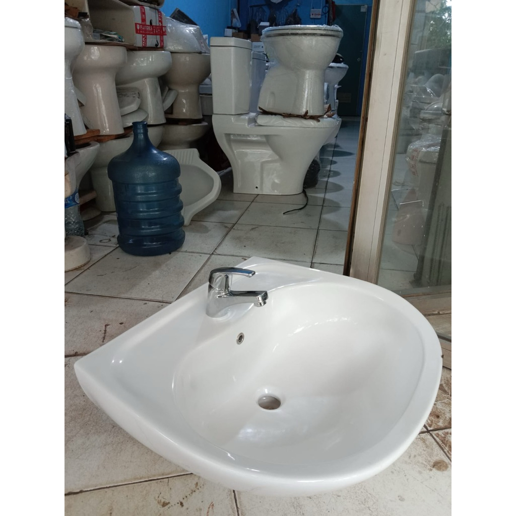 WASTAFEL TOTO LW421 |WASTAFEL TOTO DI ATAS MEJA|WASTAFEL CUCI TANGAN|WASTAFEL KAMAR MANDI