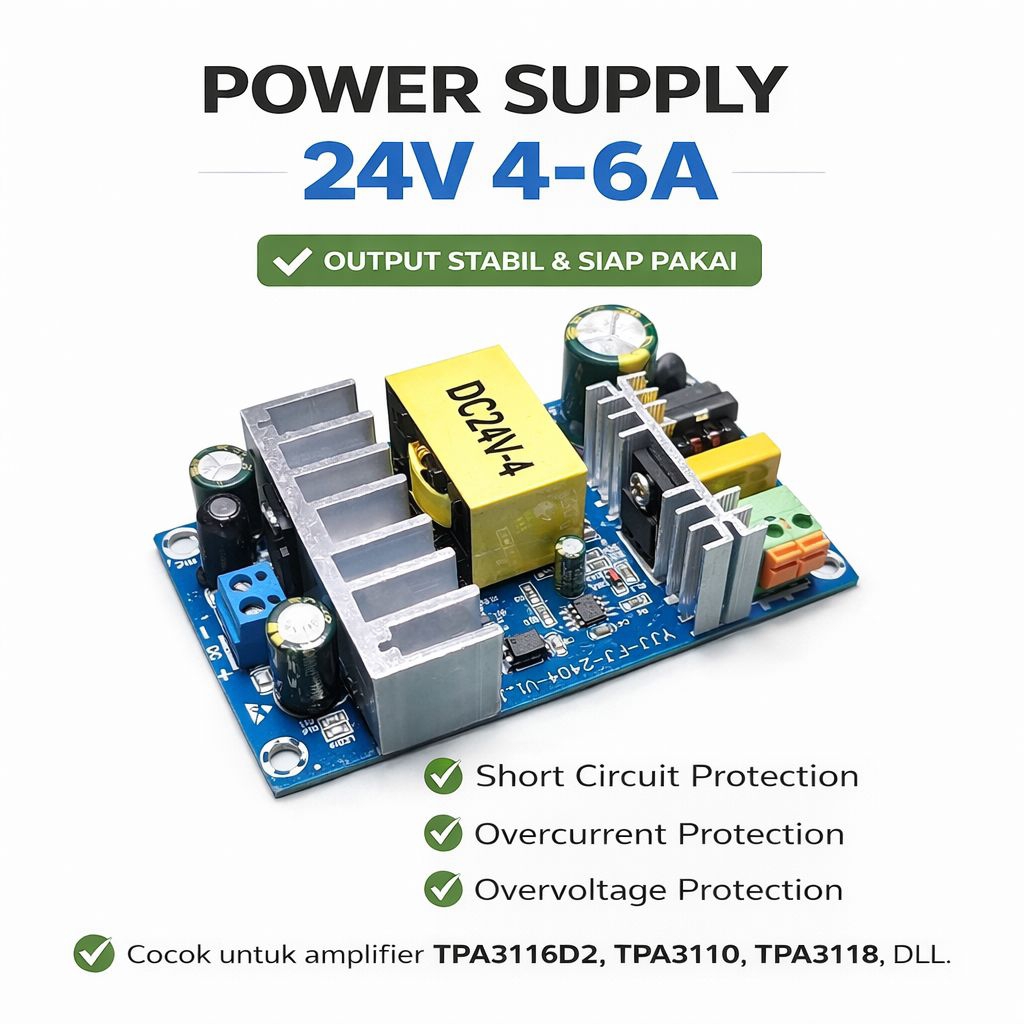 POWER SUPPLY SWITCHING SMPS 24 VOLT 4A HIGH POWER