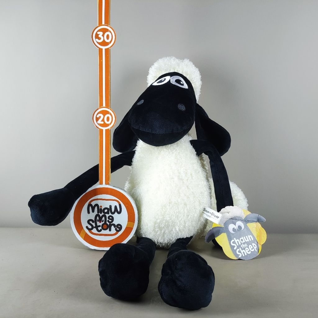 Boneka Shaun the Sheep Kambing Domba Timmy Anjing Bitzer Original Shaun the Sheep Plush