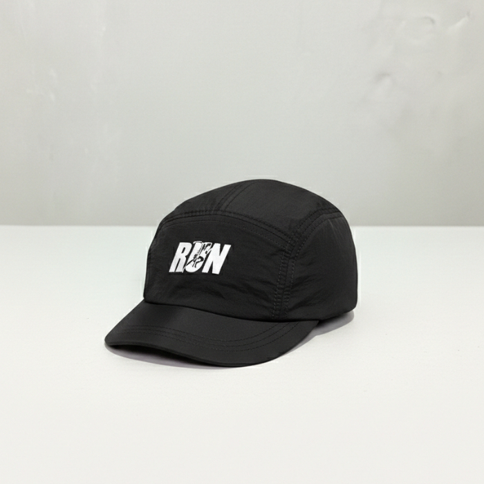 Topi Outdoor 5 Panel Lidah Pendek Crinkle Ringan Dewasa Diameter 58-60cm Unisex