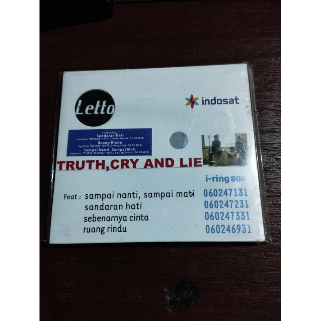CD Letto Truth, cry And Lie