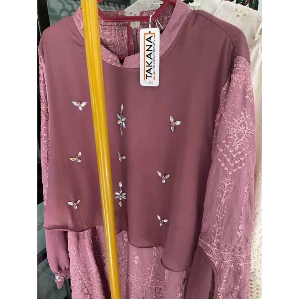 GAMIS TAKANA BY BALIMO KATUN BORDIR MIX PAYET