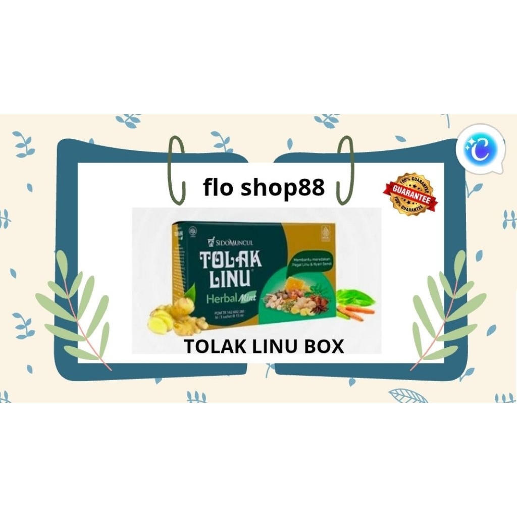 TOLAK LINU / TOLAK LINU SIDOMUNCUL / TOLAK LINU HERBAL SIDOMUNCUL / TOLAK LINU 1 BOX / TOLAK LINU SI
