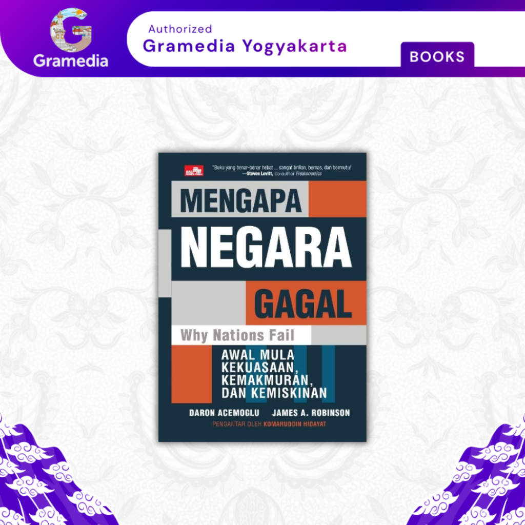 Gramedia Yogya - Mengapa Negara Gagal - Why Nations Fail