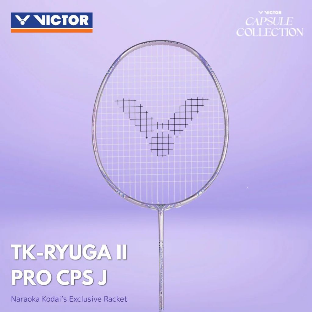 VICTOR Thruster Ryuga II Pro Capsule Collection Raket Badminton Head Heavy 4U G6