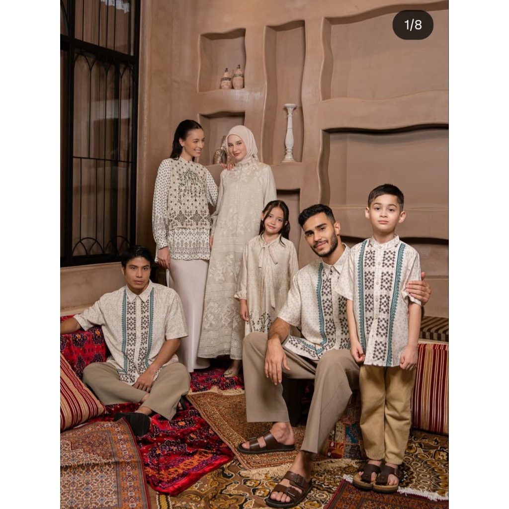 Dama Series HL | Baju Gamis - Blouse -  Koko Pattern By Heaven Lights