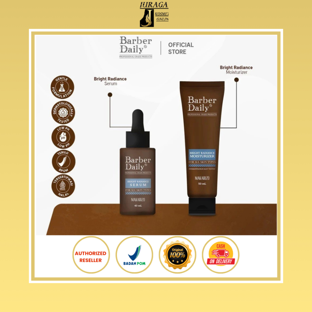 Barber Daily Bright Radiance Moisturizer & Serum