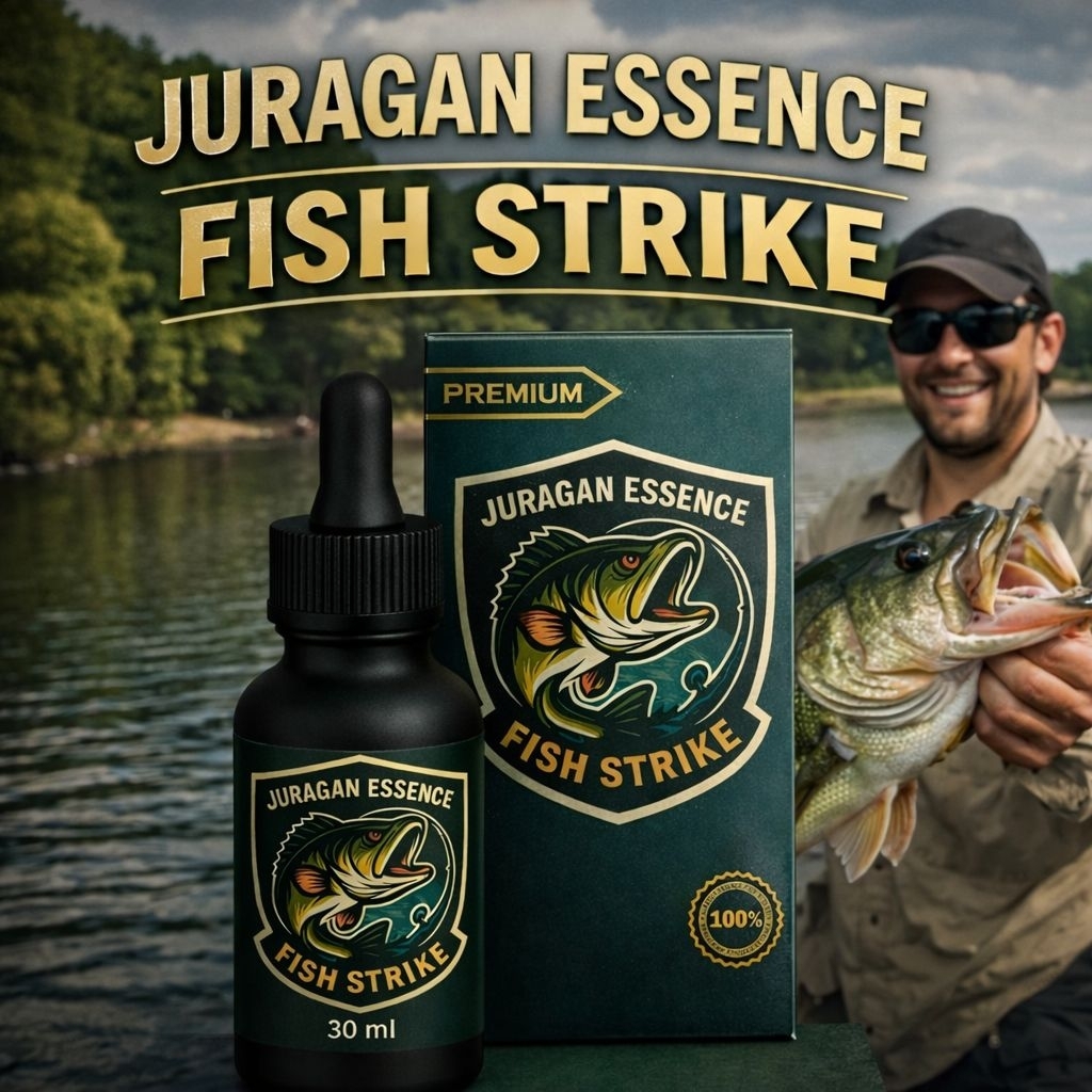 Juragan Essence Fish Strike 30ml – Essen Mancing Aroma Super Nendang, Bikin Ikan Cepat Nyambar
