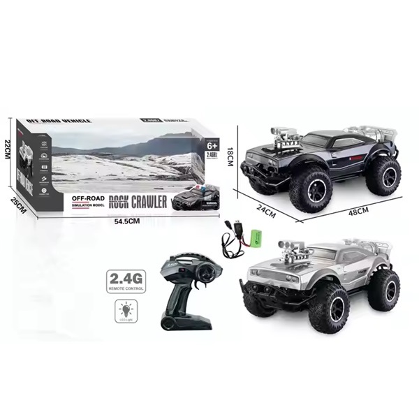 Mainan Mobil Remote Challenger Road RC Sand Monster Ukuran Besar Skala 1:10