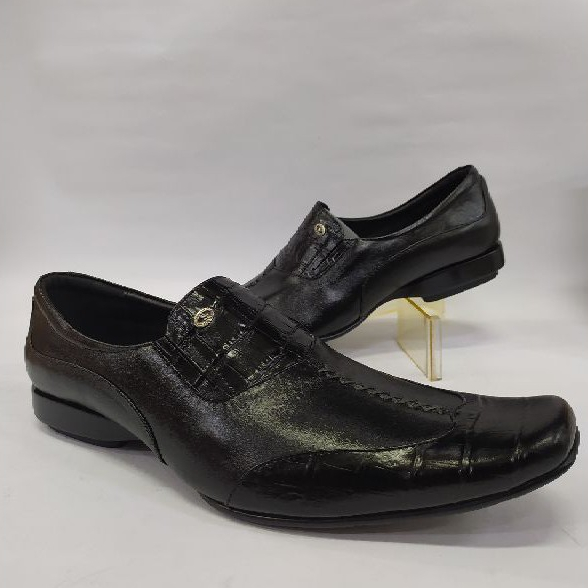 Sepatu Ancarici Pantofel Pria bahan Kulit LV018