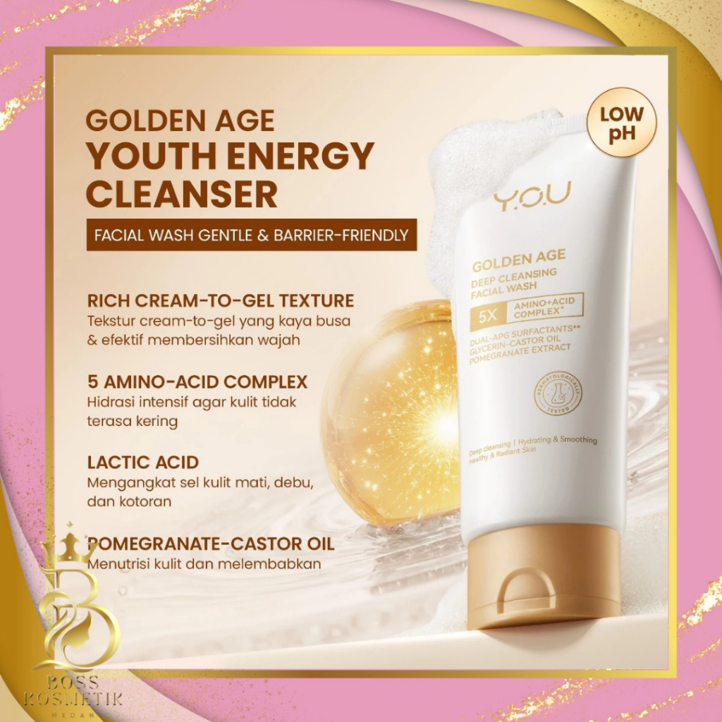 YOU Golden Age deep cleansing facial wash 100g