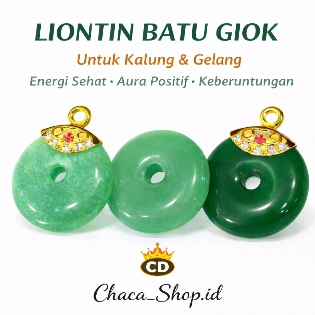 Liontin Batu Giok Asli | Chram Giok Natural Terlaris
