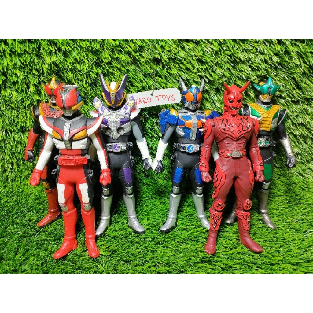 6pcs RHS Kamen Rider 17cm  Series Kamen Rider Den O