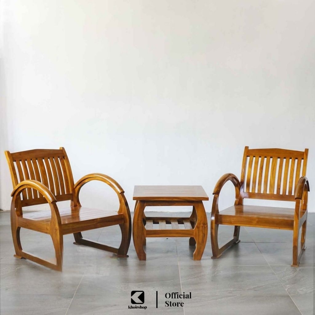 SET KURSI TERAS MINIMALIS JATI KURSI TERAS RODA KURSI MEJA TERAS DEPAN RUMAH
