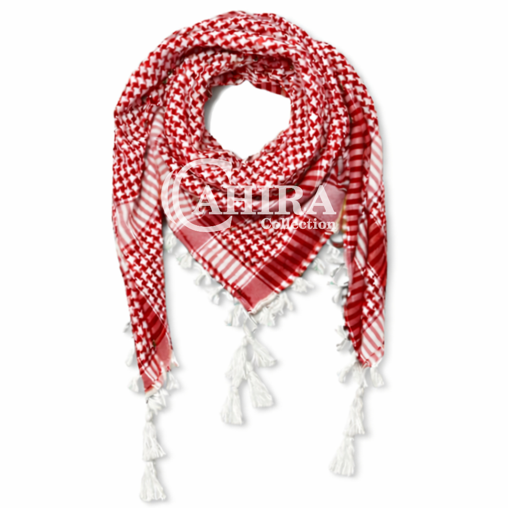 SORBAN TACTICAL SURBAN HITAM PUTIH SORBAN RUMBAI