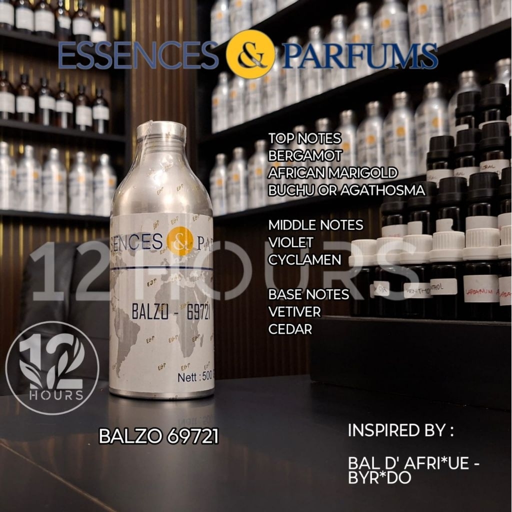Bibit parfum Murni Essences&parfum " BALZO " grade A  repack  50gr dan 100gr