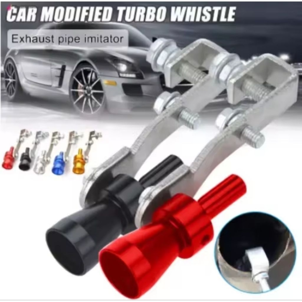 turbo whistle peluit penyiul turbo palsu knalpot mobil motor universal fake turbo whistler sound