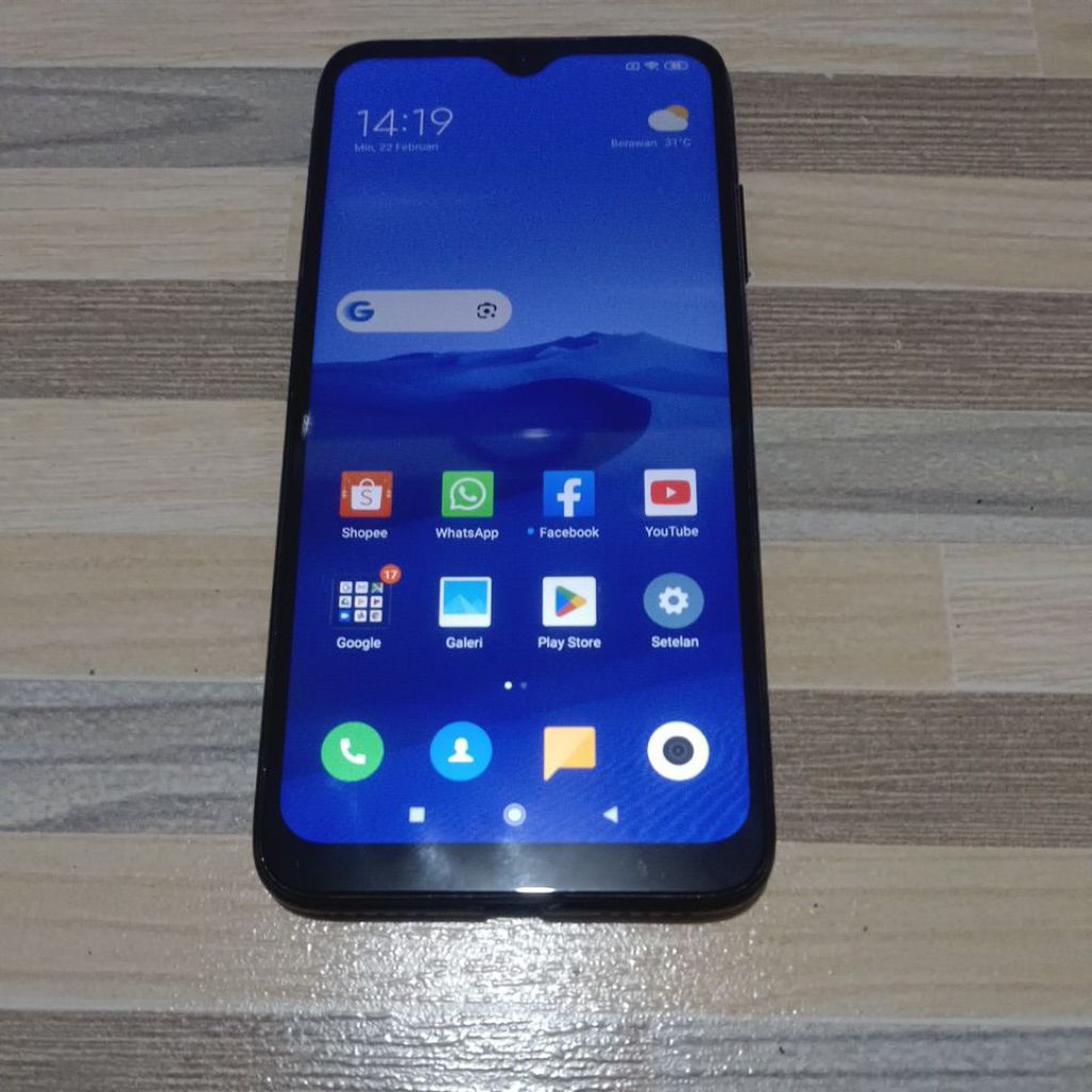 HP REDMI NOTE 7 RAM 3/32 GB WARNA HITAM SECOND NORMAL (KET. BACA DISKRIPSI)