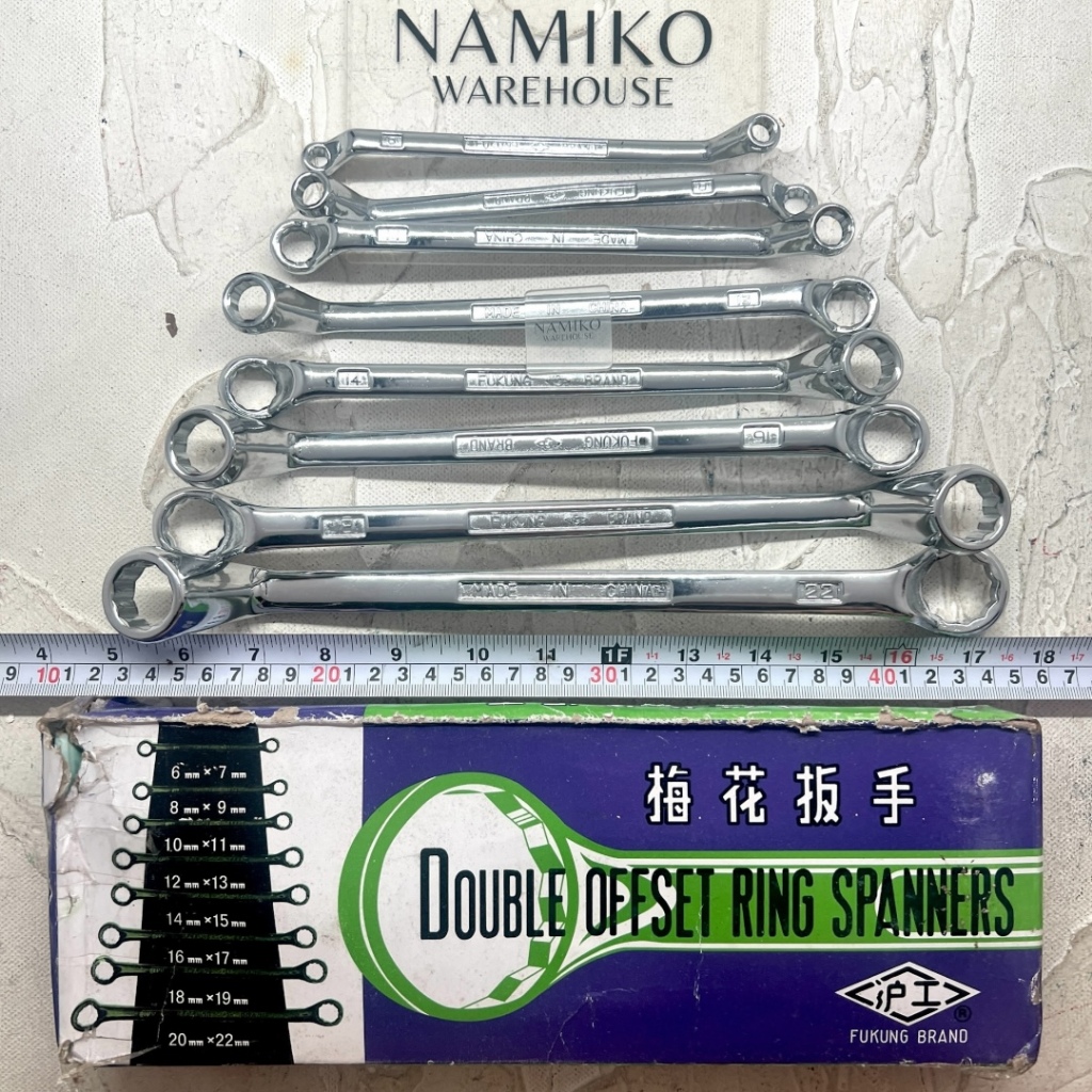 FUKUNG Kunci ring set 8 pcs