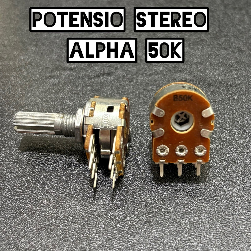 potensio stereo alpha 50k 100k