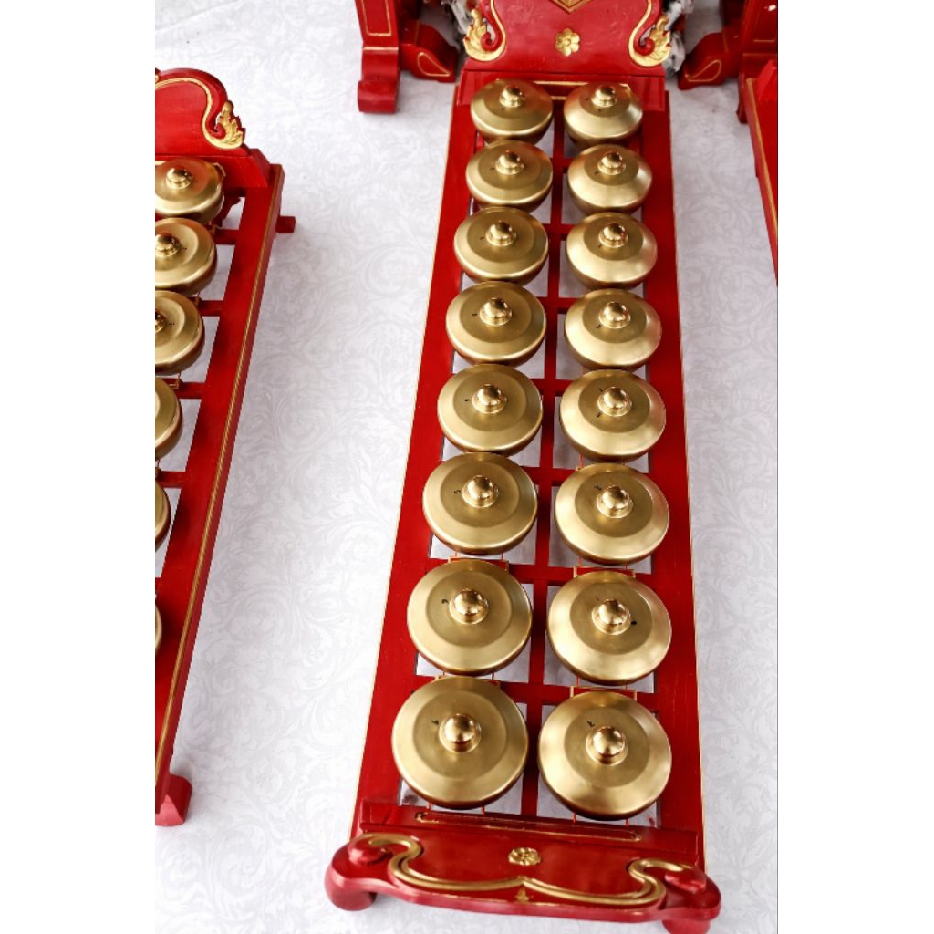 Bonang penerus besi pencu kuningan