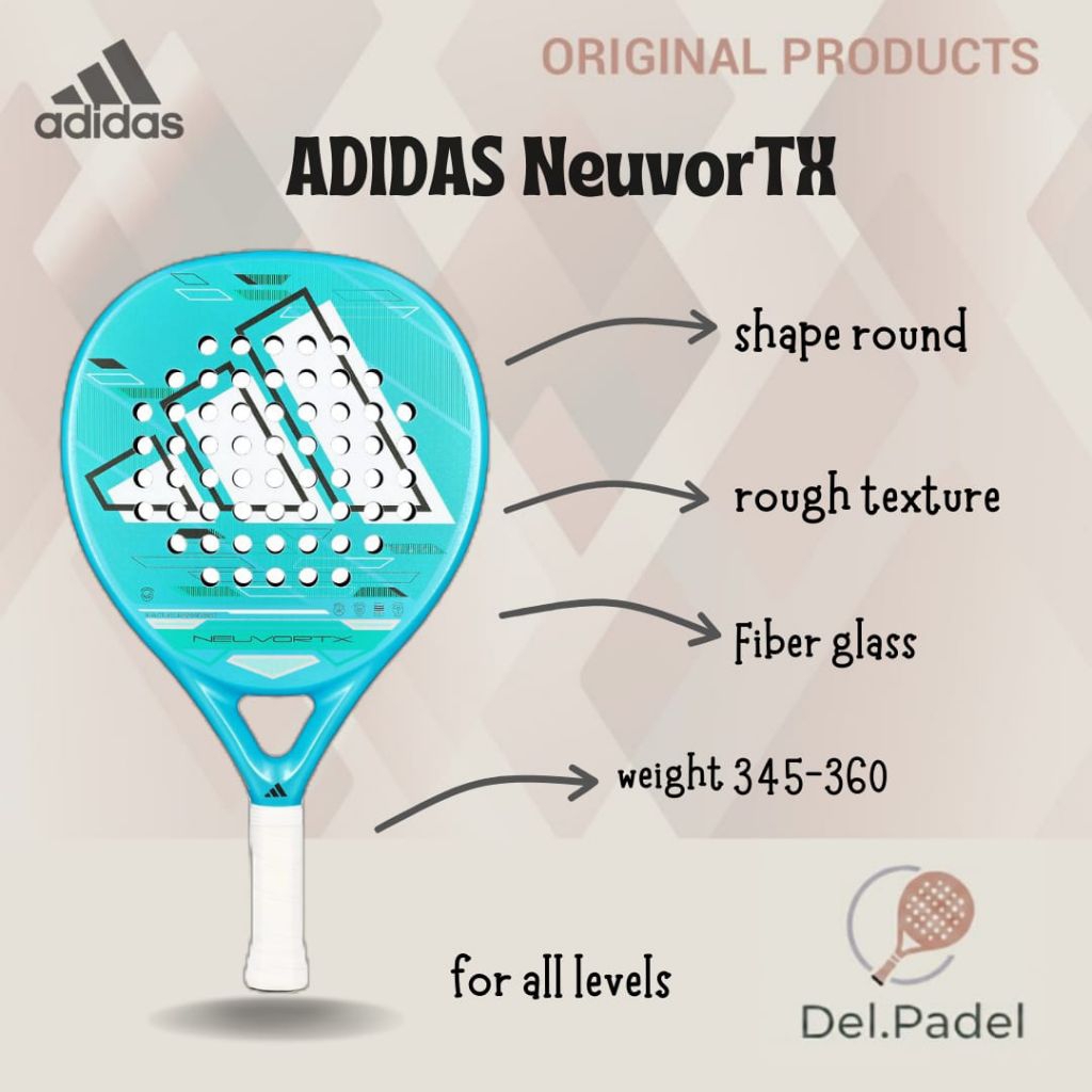 ADIDAS NeuvorTX Neuvor Padel Racket / Raket Padel - ORIGINAL100% Terpercaya