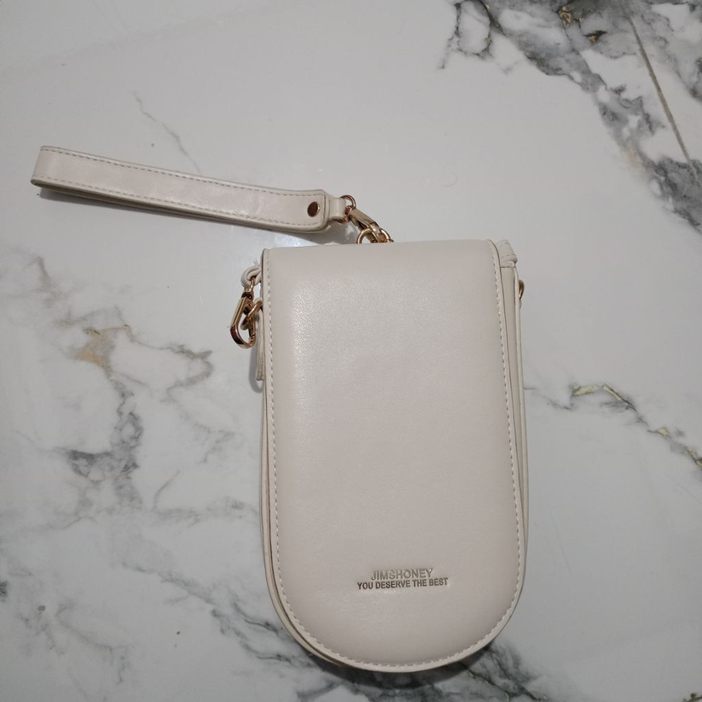 tas selempang handphone bag tas hp brand JH warna putih