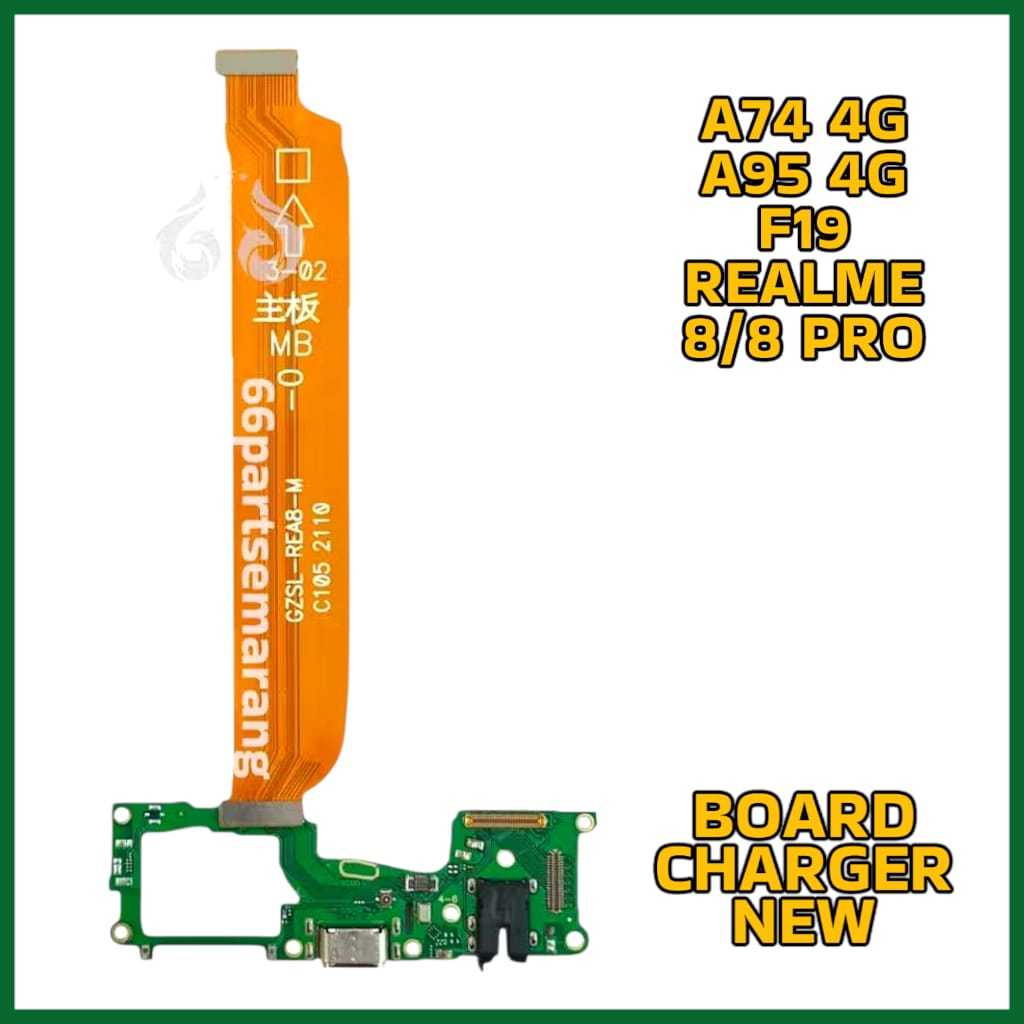 Flexibel Flexible Board Charger Papan Konektor Cas Oppo A74 4G / A95 4G / F19 / Rlm 8 / 8 Pro Copota