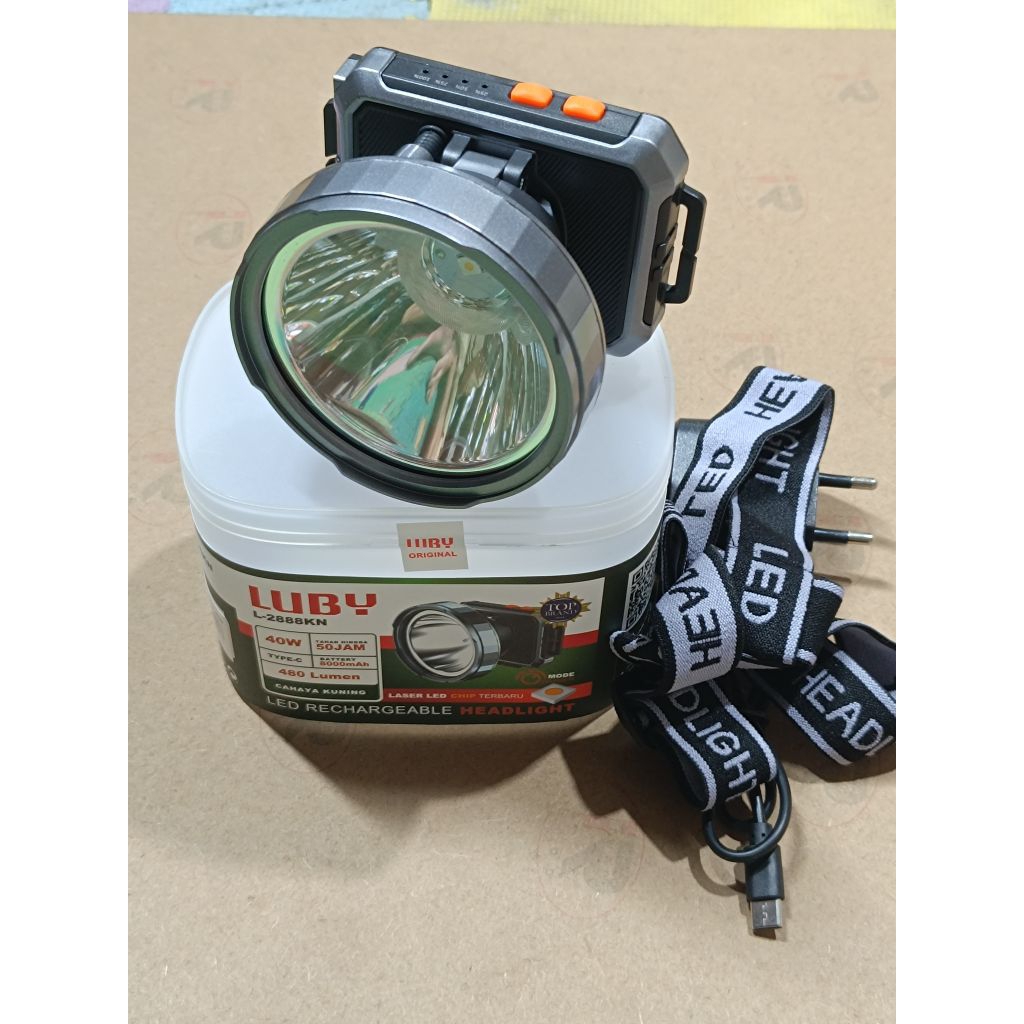 Senter Kepala Luby 40 Watt 2888 LN / Senter Kepala Luby 2888 KN 40 Watt