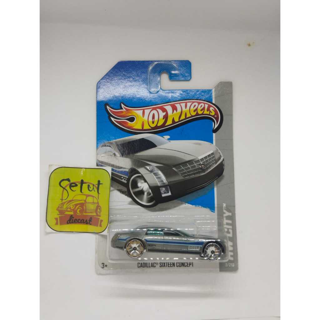 HOT WHEELS HOTWHEELS CADILLAC SIXTEEN CONCEPT US CARD RETAK
