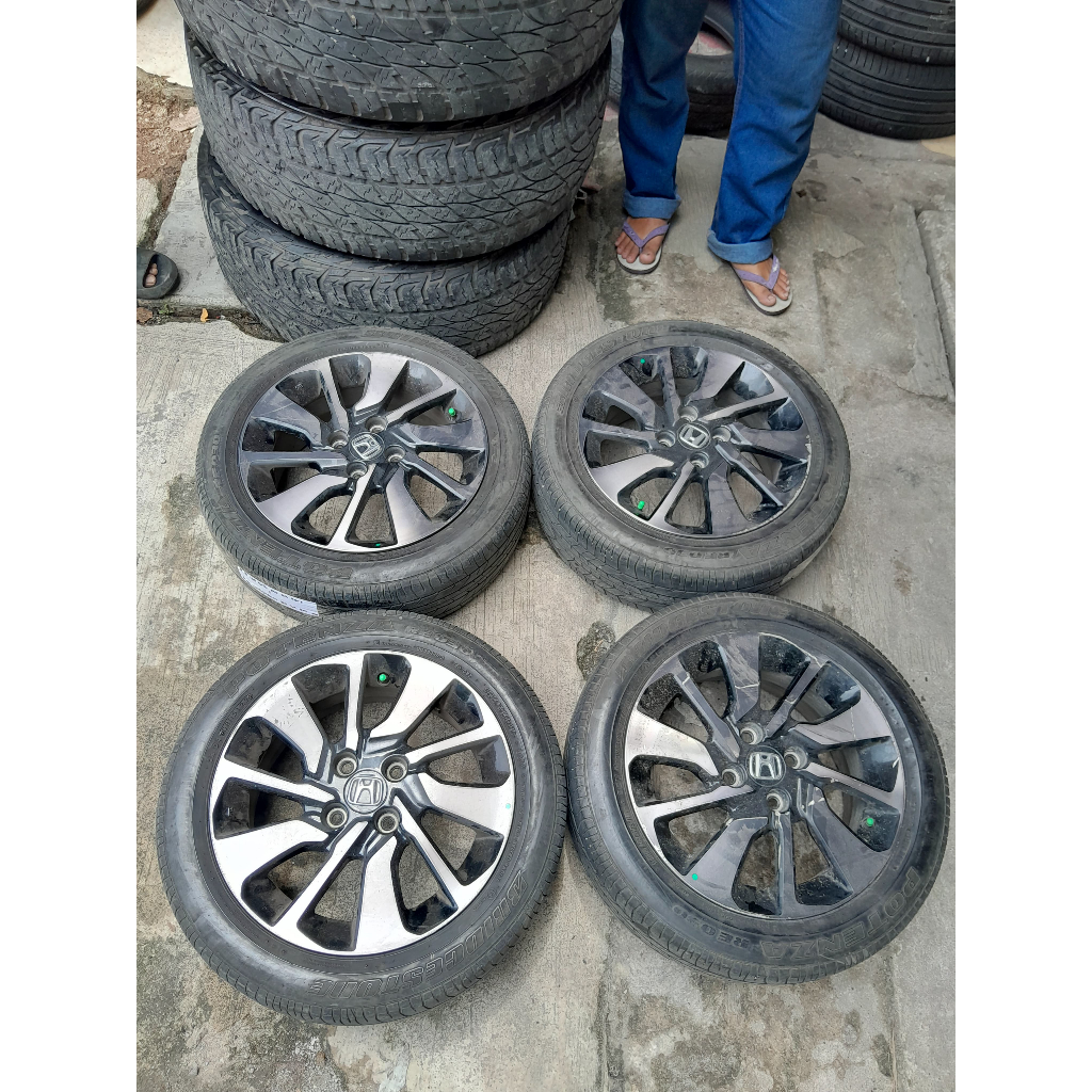 Velg Bekas Murah Original Copotan Honda Brio RS Ring 15 Ban 185 55 R15