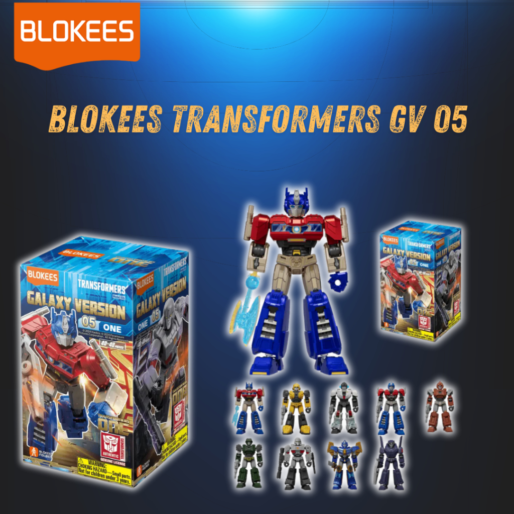 Blokees Transformers Galaxy Version 05 Random GV05 One Blind Box Orion Pax Wheeljack B-127 Bumblebee