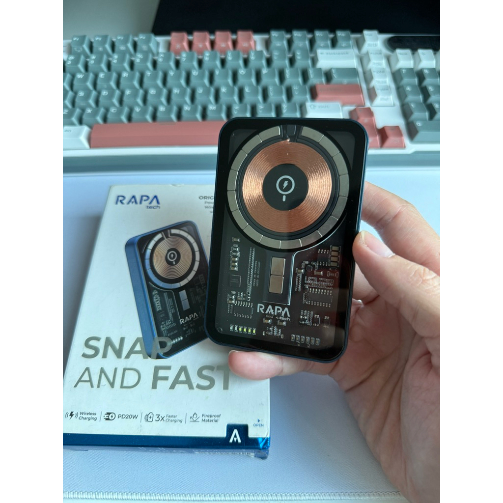 Second RAPAtech Origin Crystal I Powerbank Magnetic Magsafe 5000Mah