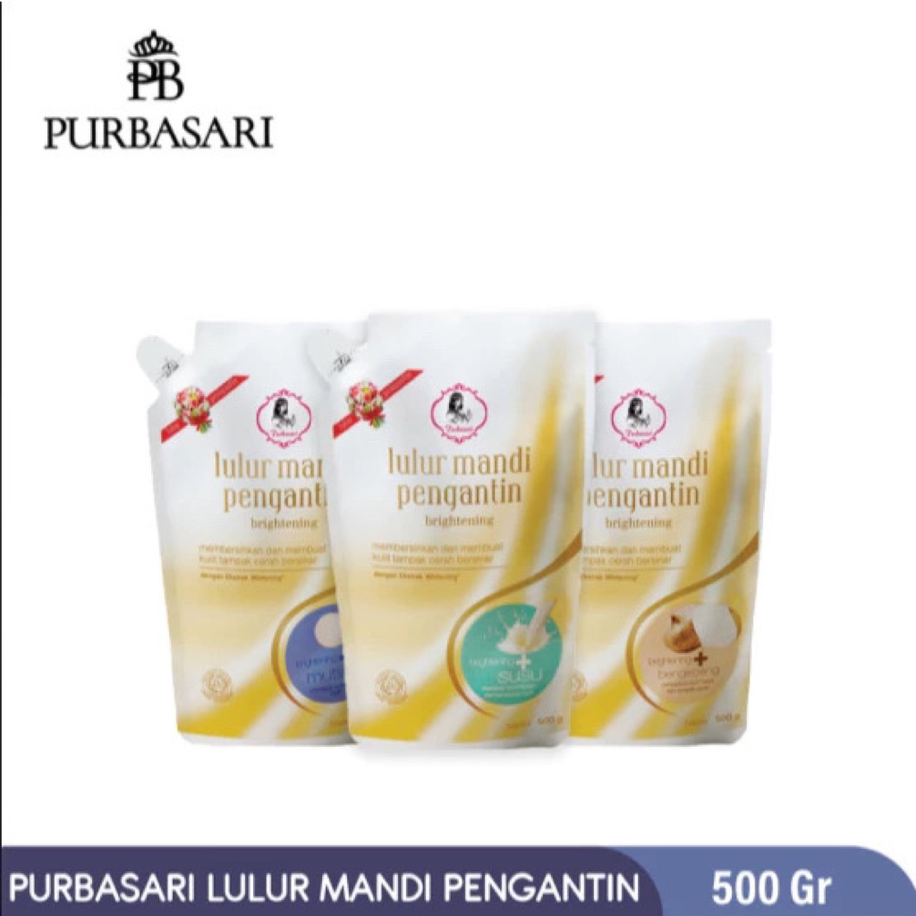 Purbasari Lulur Pengantin | Lulur Pengantin Purbasari 500gr | Lulur Mandi Pengantin Brightening - Me