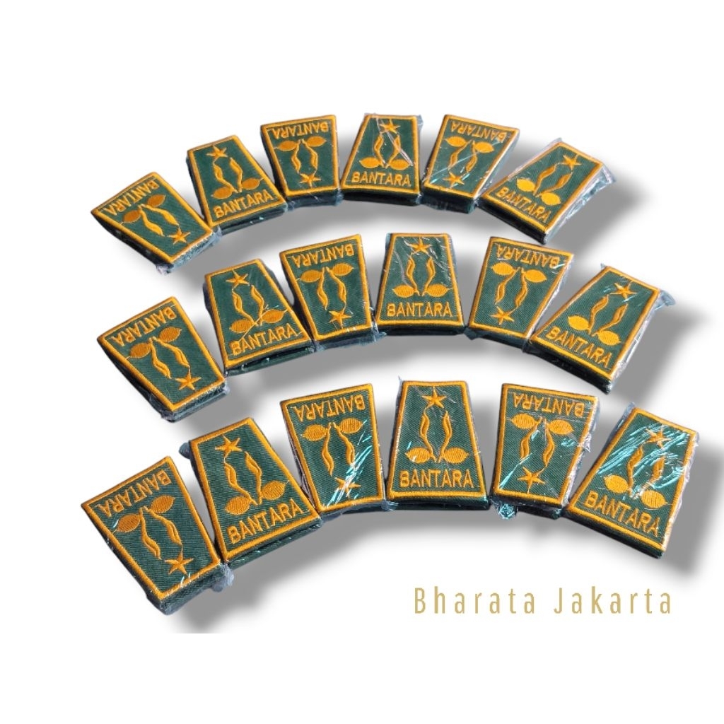 Grosir 1 Kodi/20 Pasang TKU Bantara Pramuka Badge Bantara Tanda Bantara Pramuka