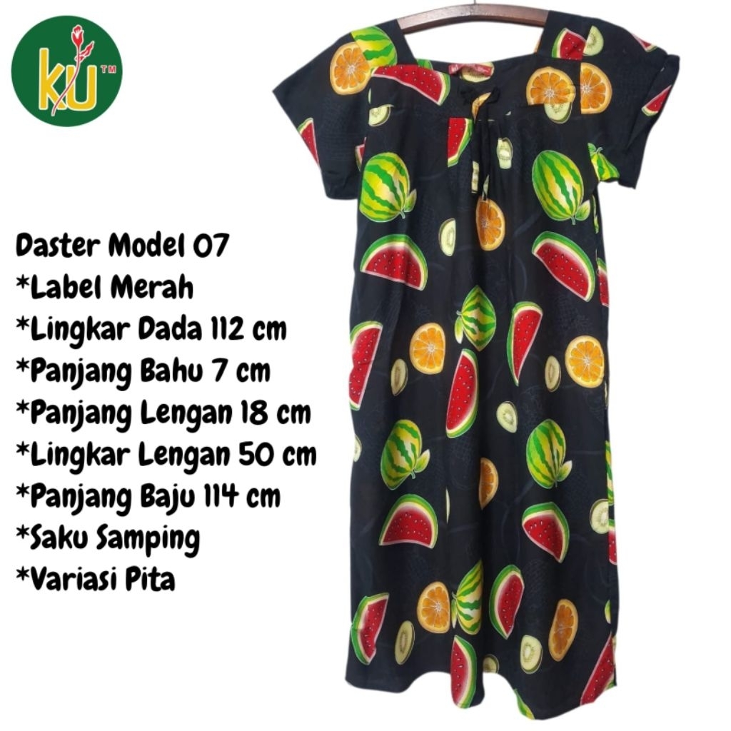 Kencana Ungu Daster 07 Semangka Label Merah KUM LD 112 Variasi Pita