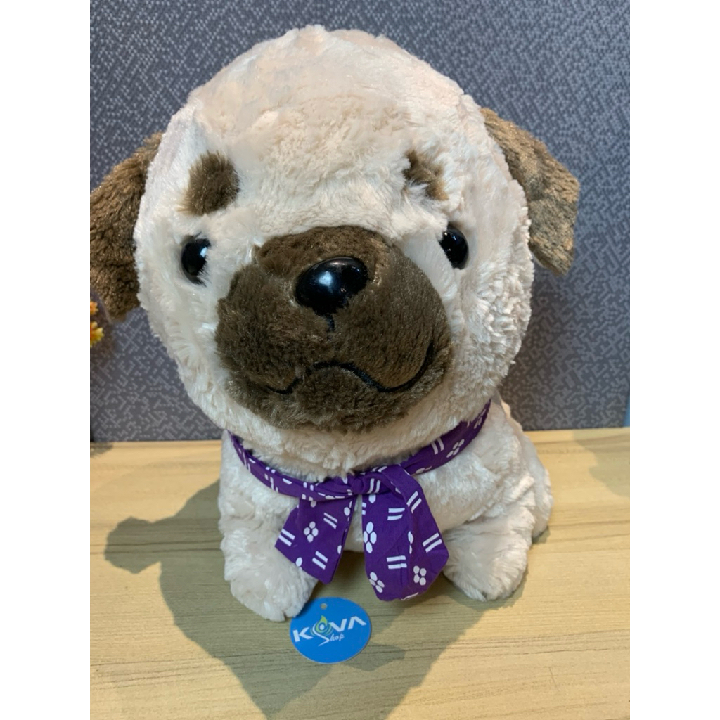 Amuse Plush Series Mameshiba San Kyodai: Tabi no Tochu boneka pugbee amuse plush pug amuse original